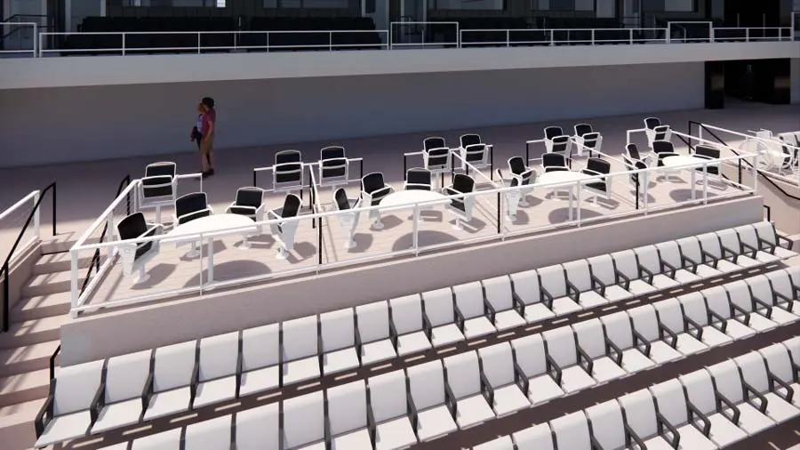 football stadium rendering