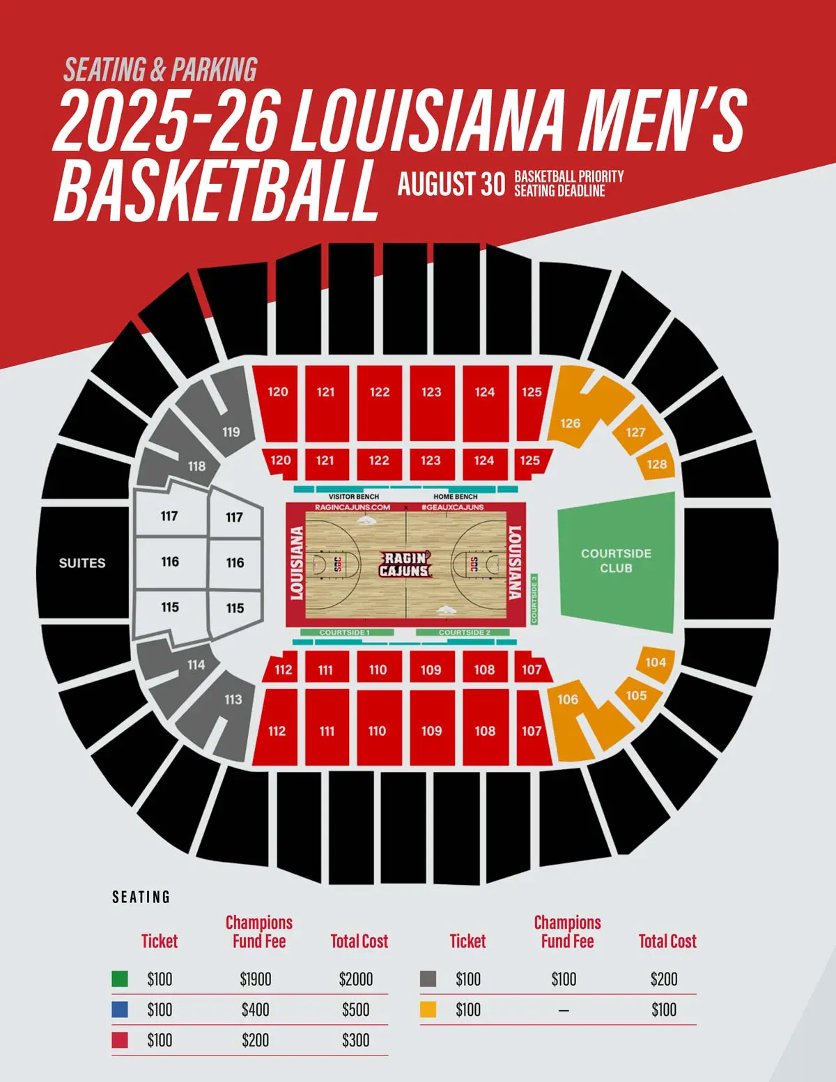 basketball seating map